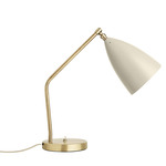 Grashoppa Desk Lamp - Brass / Oyster White