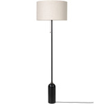 Gravity Floor Lamp - Blackened Steel / Canvas