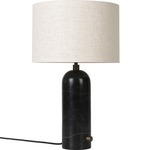 Gravity Table Lamp - Black Marble / Canvas