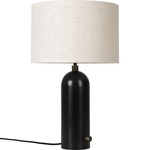 Gravity Table Lamp - Blackened Steel / Canvas