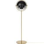 Multi-Lite Floor Lamp - Brass / Matte Black