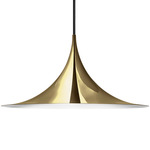 Semi Pendant - Brass