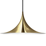 Semi Pendant - Brass