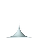 Semi Pendant - Glossy Blue Grey
