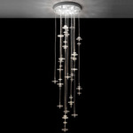 Gamma Multi Light Pendant - Mirror / Transparent