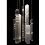 Gotham Multi Light Pendant - Mirror / Frosted
