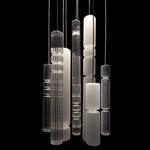 Gotham Multi Light Pendant - Mirror / Frosted