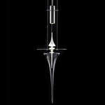 Perfume Spear Pendant - Frosted / Transparent