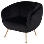 Sofia Occasional Chair - Gold / Black