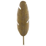 Tropical Leaf Wall Sconce - Vintage Brass