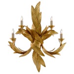 Apollo Wall Sconce - Contemporary Gold Leaf