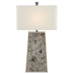 Calloway Table Lamp - Mica / Off White