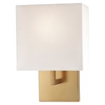 P470 Wall Sconce - Honey Gold / White