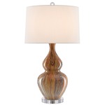Kolor Earth Table Lamp - Earth Brown / Off White
