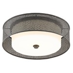 Notte Ceiling Light Fixture - Mole Black / White