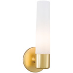 Saber Wall Sconce - Honey Gold / Etched Opal