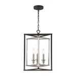 Salinger Pendant - Charcoal Black / Satin Nickel