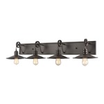 Spindle Wheel Bathroom Vanity Light - Oil Rubbed Bronze