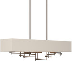 Cavaletti Linear Pendant - Bronze / Flax