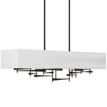Cavaletti Linear Pendant - Black / Natural Anna