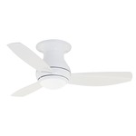 Curva Sky Flush Outdoor Ceiling Fan With Light By Emerson Ceiling