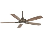 Dyno Ceiling Fan with Light - Heirloom Bronze / Barnwood / White