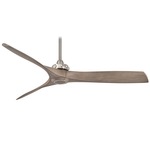 Aviation Ceiling Fan - Brushed Nickel / Ash Maple