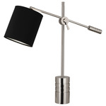 Campbell Table Lamp - Polished Nickel / Black