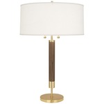 Dexter Table Lamp - Modern Brass / Oyster Linen