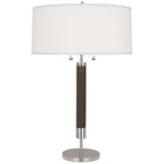 Dexter Table Lamp - Polished Nickel / Oyster Linen