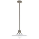 Rico Espinet Arial Pendant - Antique Silver / White