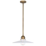 Rico Espinet Arial Pendant - Warm Brass / White