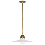 Rico Espinet Arial Pendant - Warm Brass / White