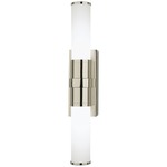 Roderick Wall Sconce - Polished Nickel / White