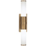 Roderick Wall Sconce - Warm Brass / White