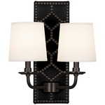 Williamsburg Lightfoot Wall Sconce - Deep Patina Bronze / Blacksmith Black