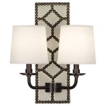 Williamsburg Lightfoot Wall Sconce - Deep Patina Bronze / Bruton White