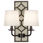 Williamsburg Lightfoot Wall Sconce - Deep Patina Bronze / Bruton White