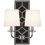 Williamsburg Lightfoot Wall Sconce - Polished Nickel / Blacksmith Black