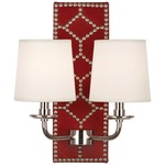 Williamsburg Lightfoot Wall Sconce - Polished Nickel / Dragons Blood