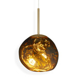 Melt Pendant - Gold / Gold