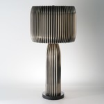 Crimp Table Lamp - Antique Nickel