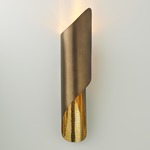 Curl Wall Sconce - Antique Brass