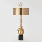 Twig Bulb Table Lamp - Brass