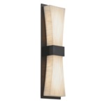 Aberdeen Wall Sconce - Espresso / Jute