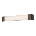 Allen Bathroom Vanity Light - Oil Rubbed Bronze / White