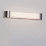 Allen Bathroom Vanity Light - Satin Nickel / White