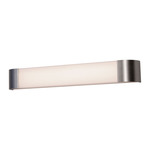 Allen Bathroom Vanity Light - Satin Nickel / White