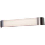 Allen Bathroom Vanity Light - Satin Nickel / White