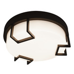 Beaumont Outdoor Ceiling Light - Bronze / White